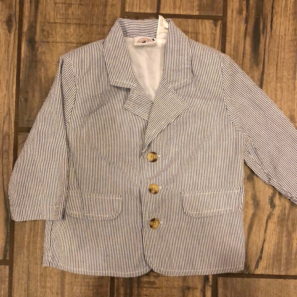 GoodLad seersucker blazer.